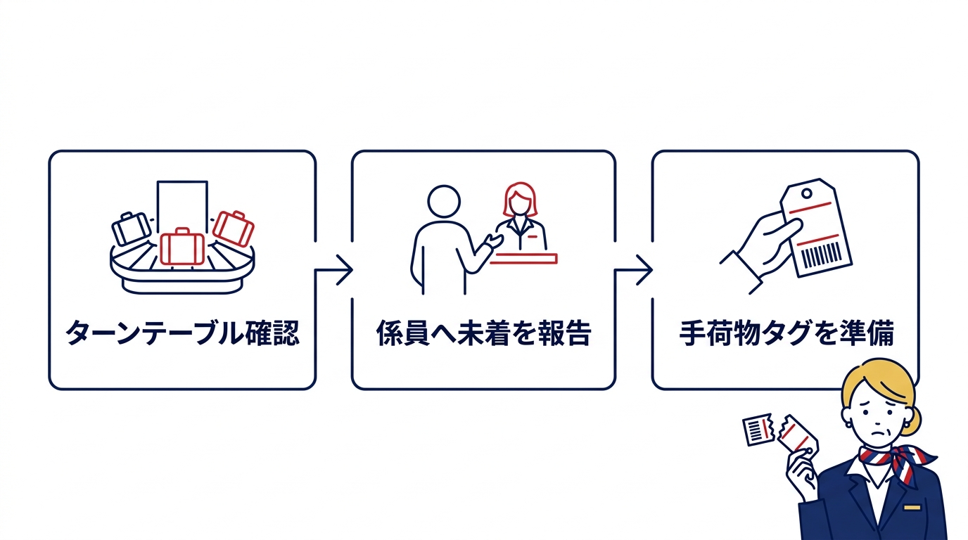 エアフランスでロストバゲージした際の初動