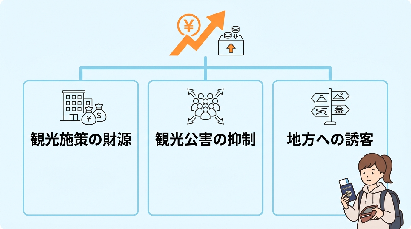 出国税値上げの背景と主な目的