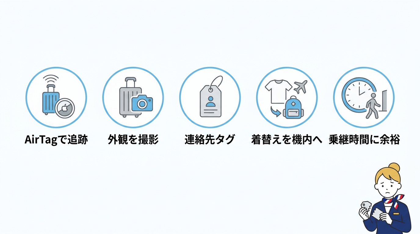 荷物紛失を未然に防ぐ5つの対策