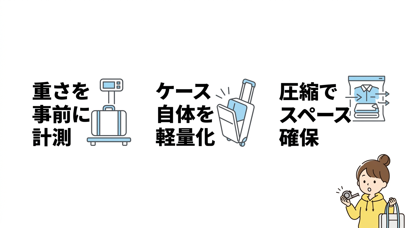 荷物制限をクリアするおすすめ便利グッズ3選